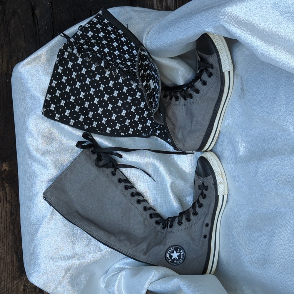 20 eyelet Converse All-Stars. Women's size 9 and 1/2